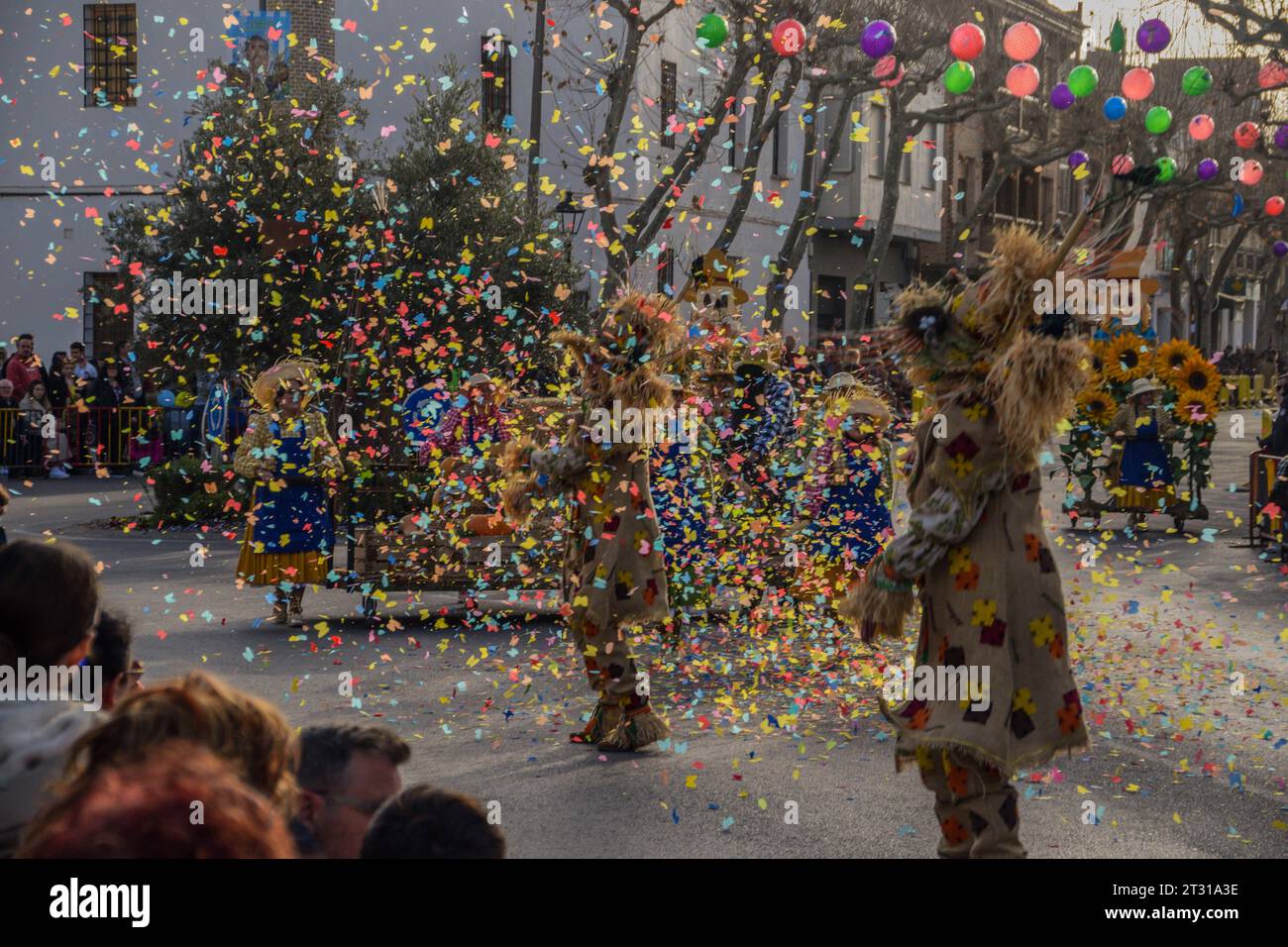 Winter carnival in Manchego town Stock Photo - Alamy