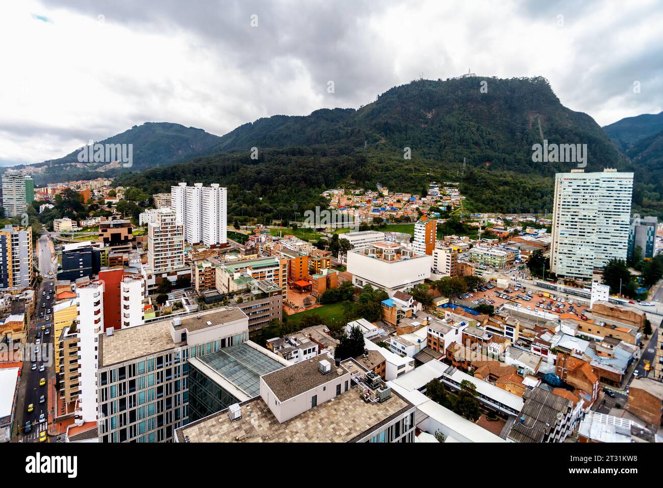 Photo inspiration: Panoramic Neigborhood View Apartments Reference: Panoramic View Of Buildings And La Paz Neighborhood In Bogota