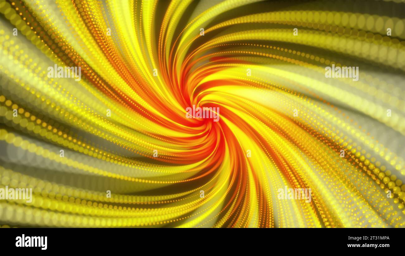 Spiral particles tunnel. Computer generated 3d render Stock Photo - Alamy