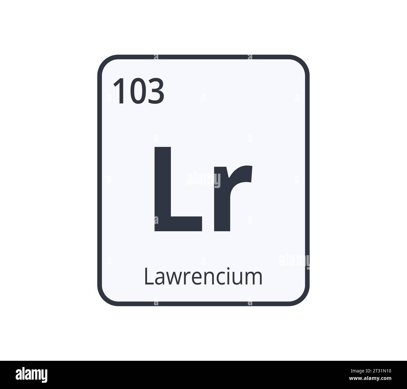 Priodic Table 103 103 periodic table hi-res stock photography and images - Alamy
