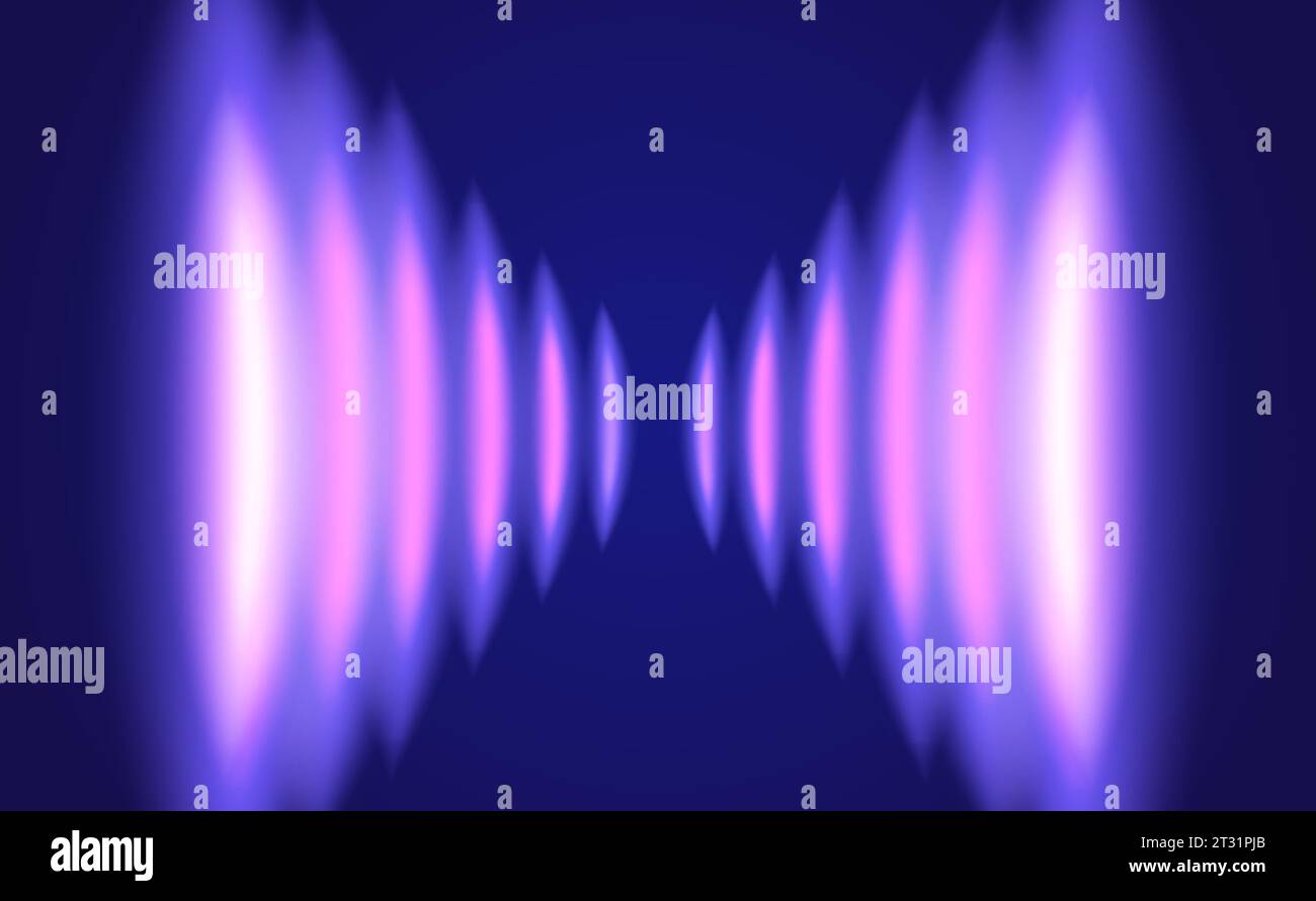 Vector abstract background with neon lights. Abstract futuristic lights. Stock Vector