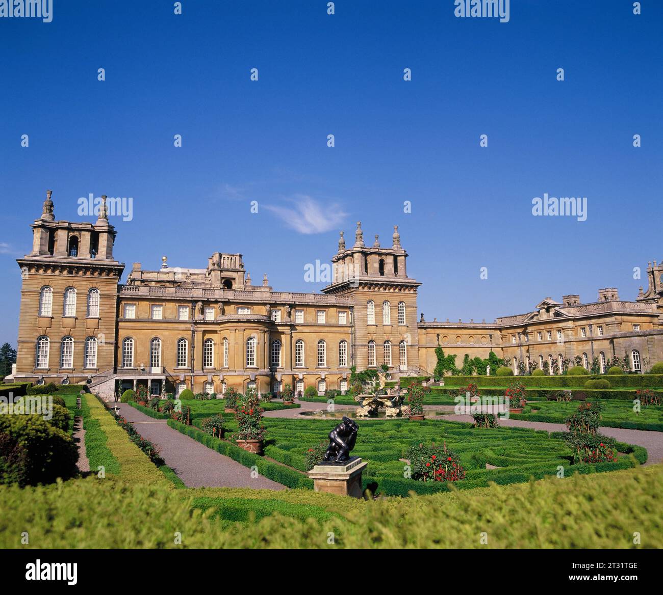 United Kingdom. England. Oxfordshire. Blenheim Palace. Stock Photo