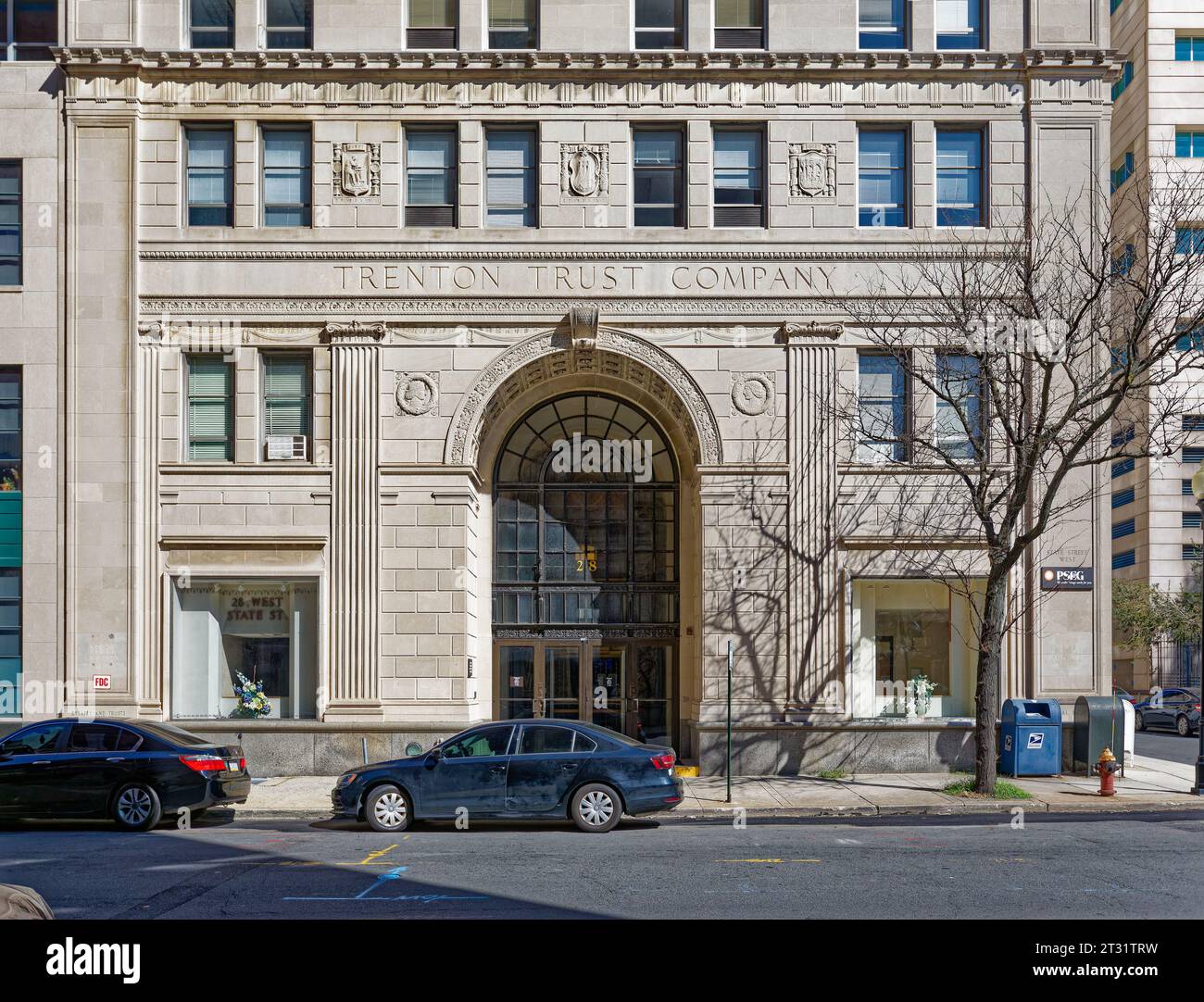 Downtown Trenton Trenton Trust Company is a landmark commercial high