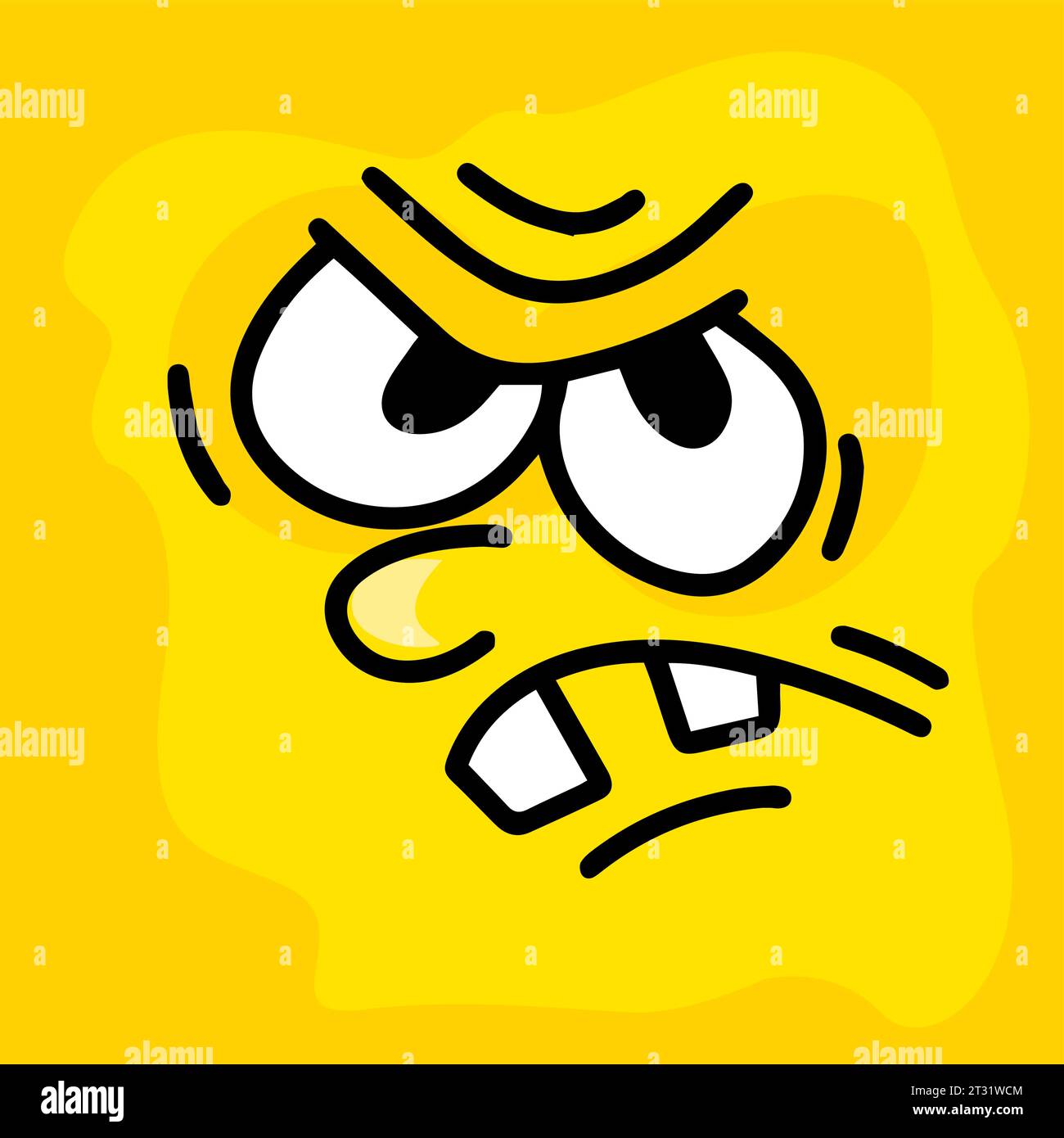 yellow-angry-face-hand-drawing-not-ai-illustrat3-vector