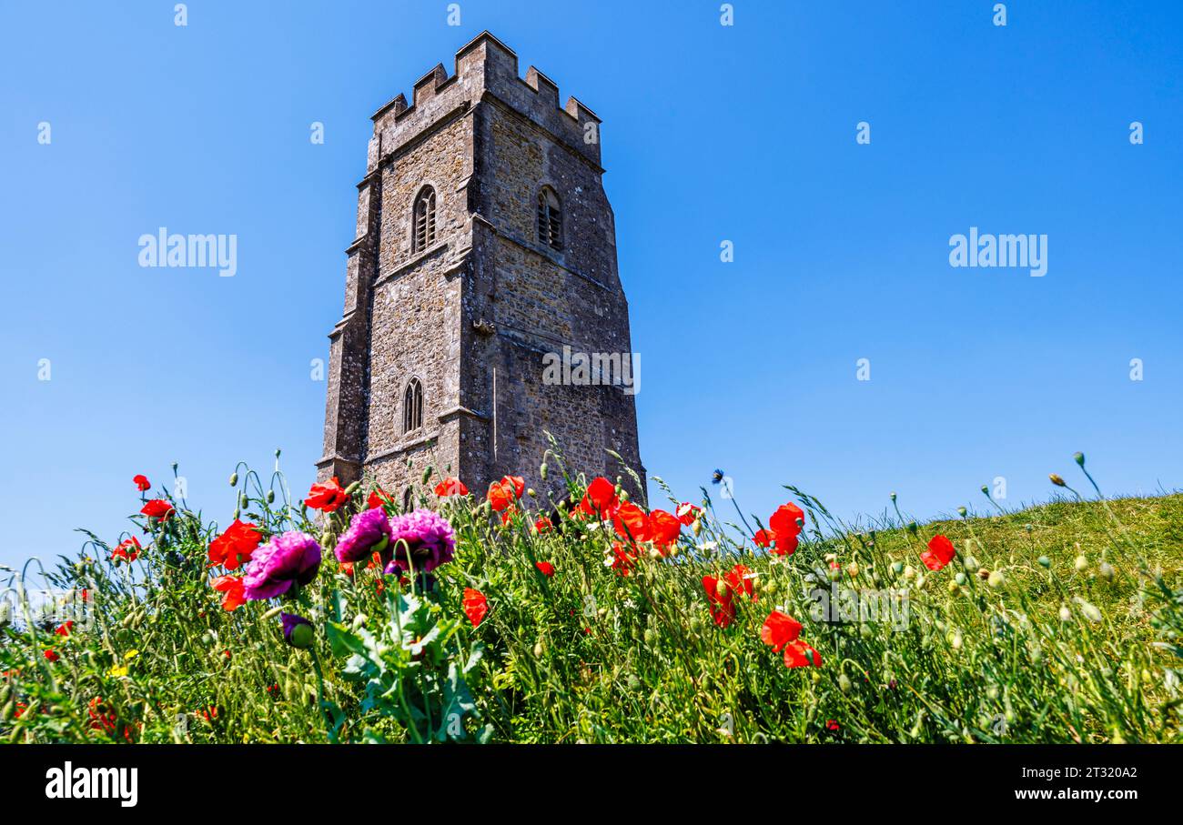 St Michael's Tower, a Grade I listed scheduled monument, at the summit