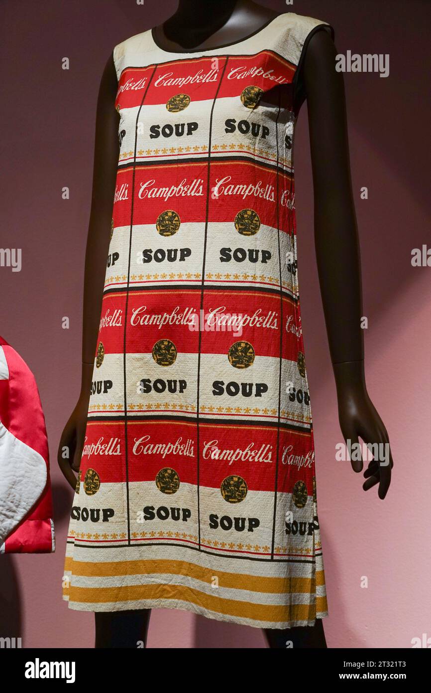 'Food & Fashion' exhibit at the Fashion Institute of Technology Museum, New York City, 2023, USA Stock Photo