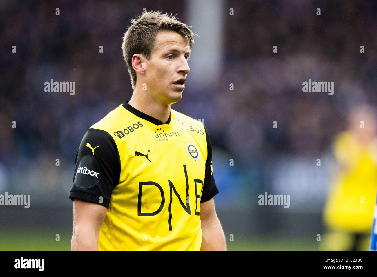 Lillestrom, Norway. 22nd Oct, 2023. Thomas Lehne Olsen (10) of