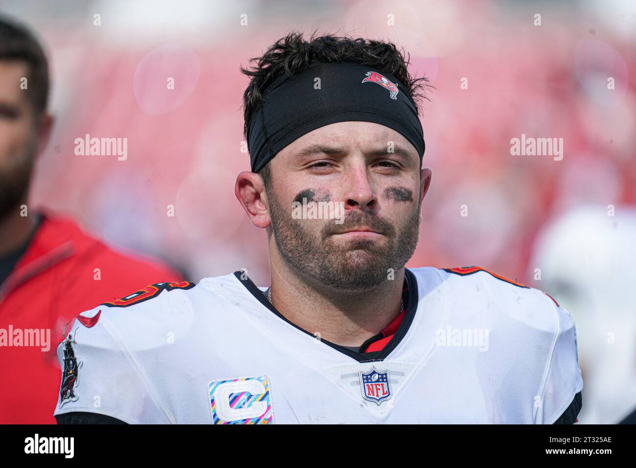 Tampa Bay, Florida, USA, October 22, 2023, Tampa Bay Buccaneers Quarterback Baker Mayfield 6 at