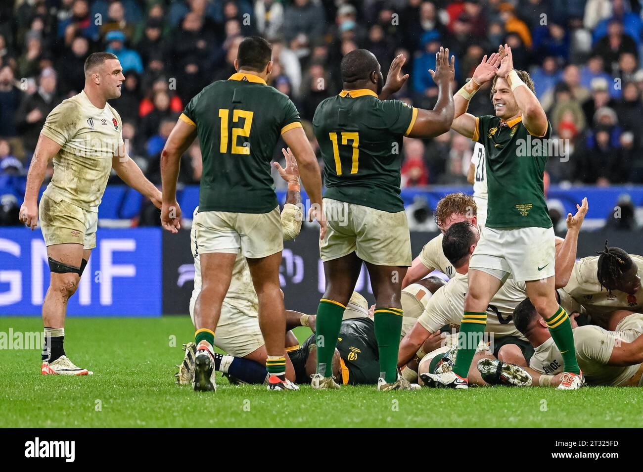 Saint Denis, France. 21st Oct, 2023. Julien Mattia/Le Pictorium