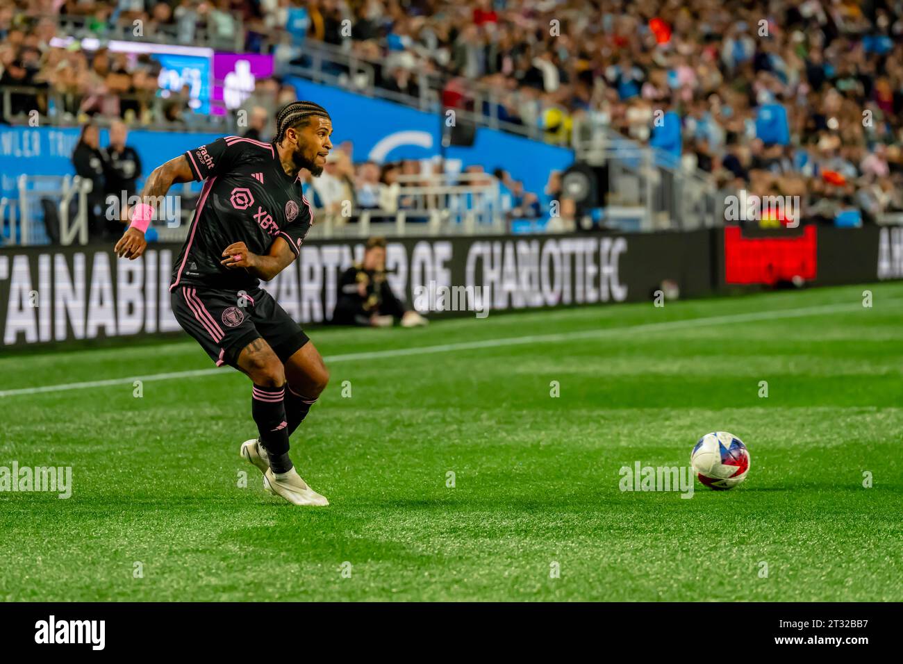 Charlotte, North Carolina, USA. 21st Oct, 2023. Inter Miami Defender DEANDRE YEDLIN the United States plays against the Charlotte FC at the Bank of America Stadium in Charlotte, North Carolina, USA. Charlotte FC wins the match, 1-0. (Credit Image: © Walter G Arce Sr Grindstone Medi/ASP) EDITORIAL USAGE ONLY! Not for Commercial USAGE! Stock Photo