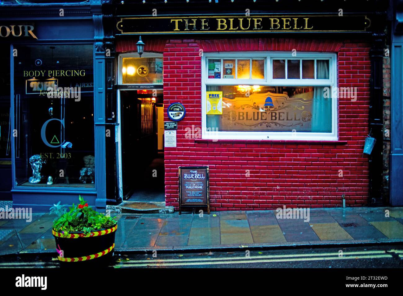 The Blue Bell Pub, Fossgate, York, Yorkshire, England Stock Photo