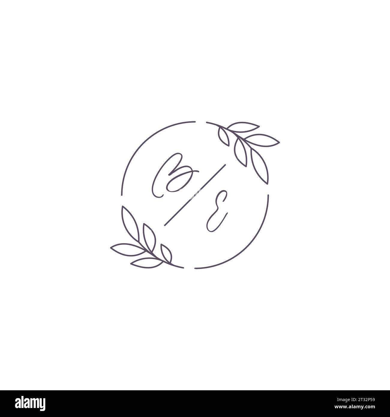 Wedding style logo Stock Vector Images - Alamy