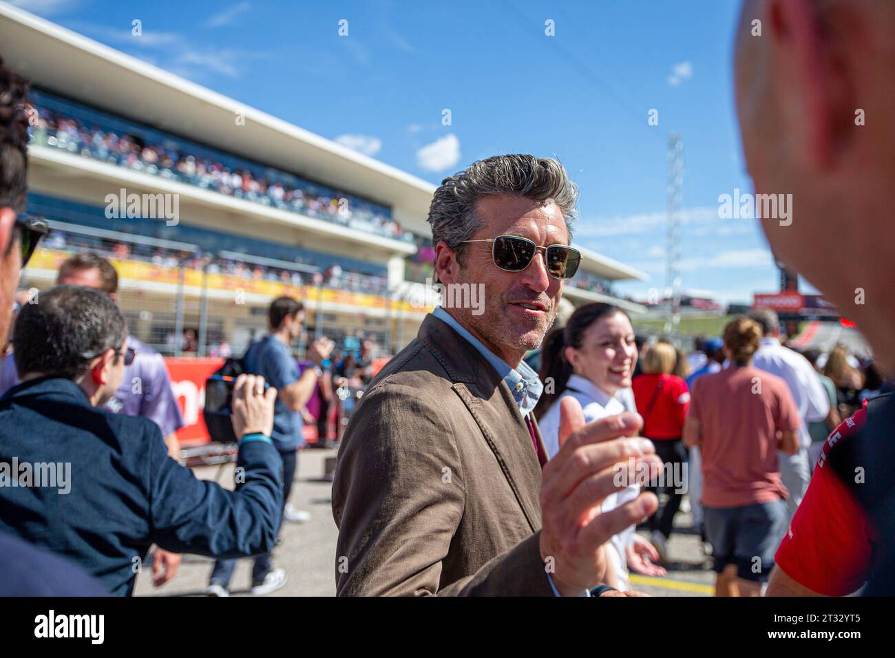 Paddock Atmosphere - Patrick Dempsey (USA) Actor during Sunday Race of
