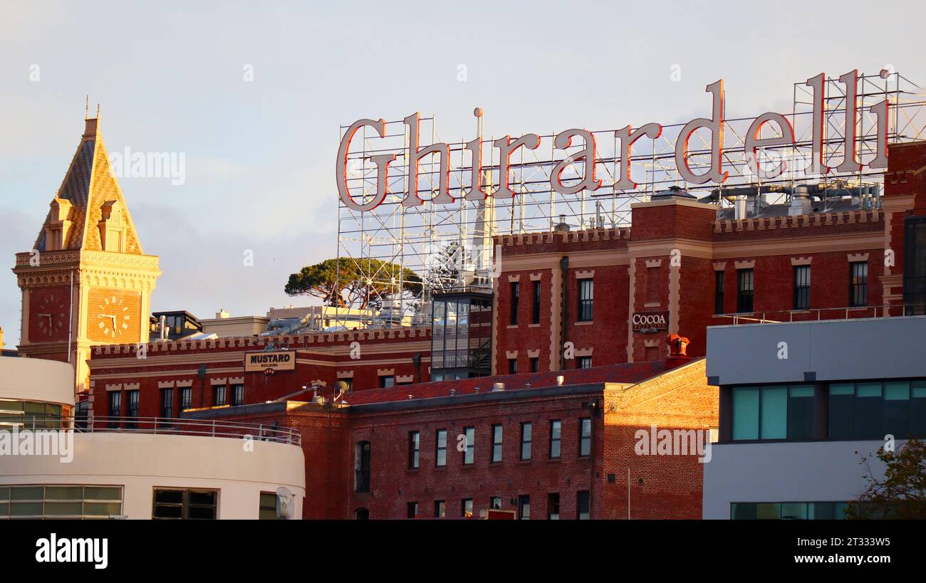 San Francisco, California Ghirardelli Chocolate Company at Ghirardelli