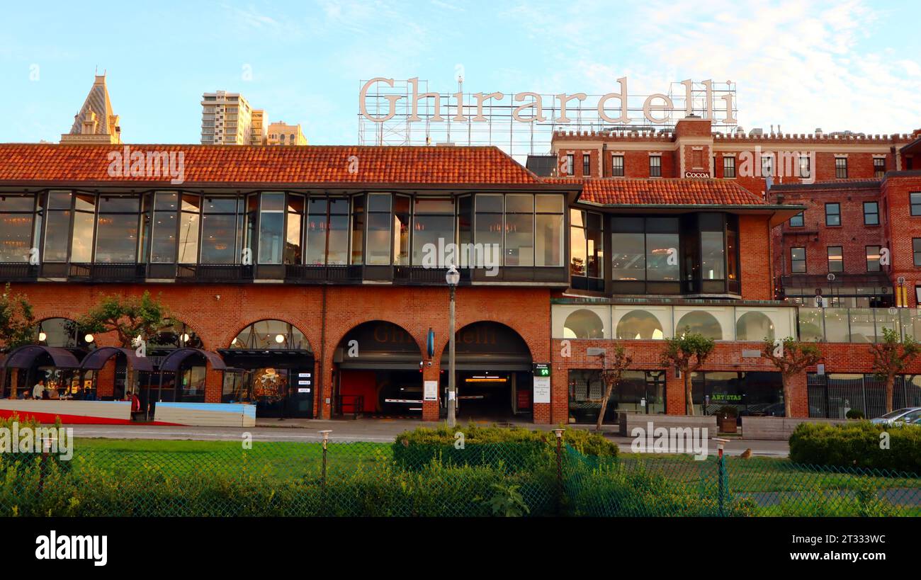 San Francisco, California Ghirardelli Chocolate Company at Ghirardelli