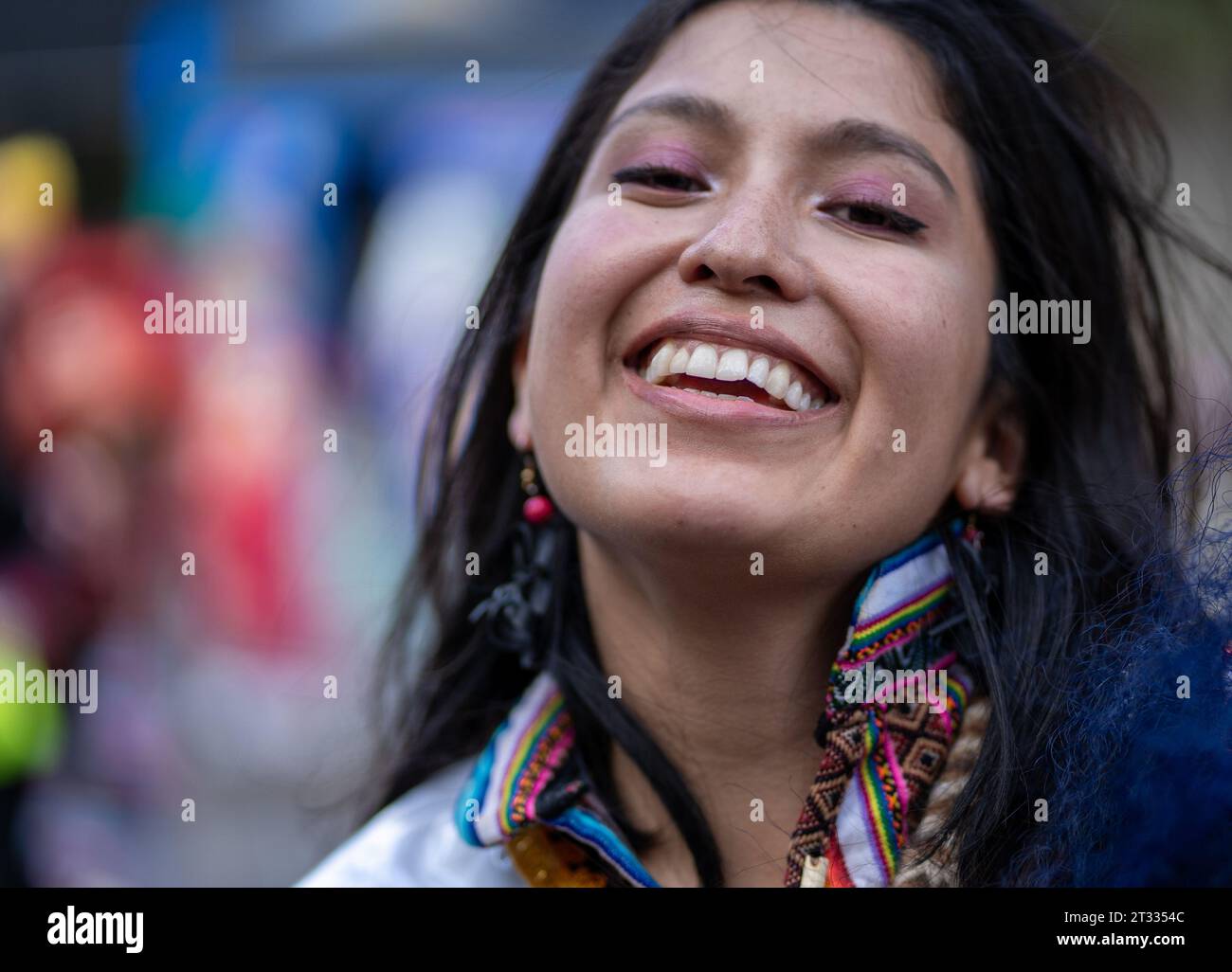 New York, New York, USA. 22nd Oct, 2023. (NEW) The Queens Bolivian