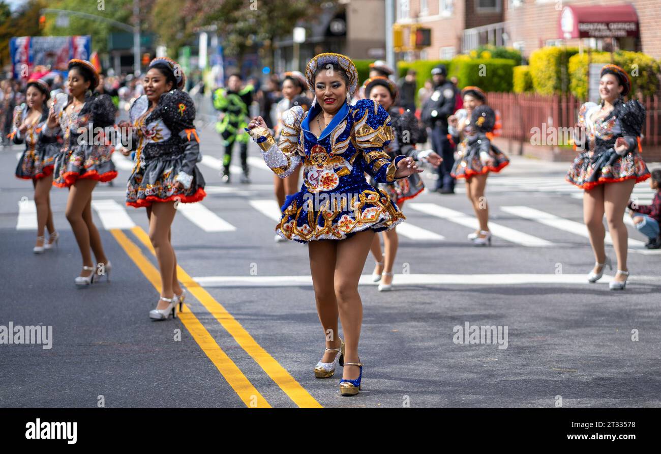 New York, New York, USA. 22nd Oct, 2023. (NEW) The Queens Bolivian