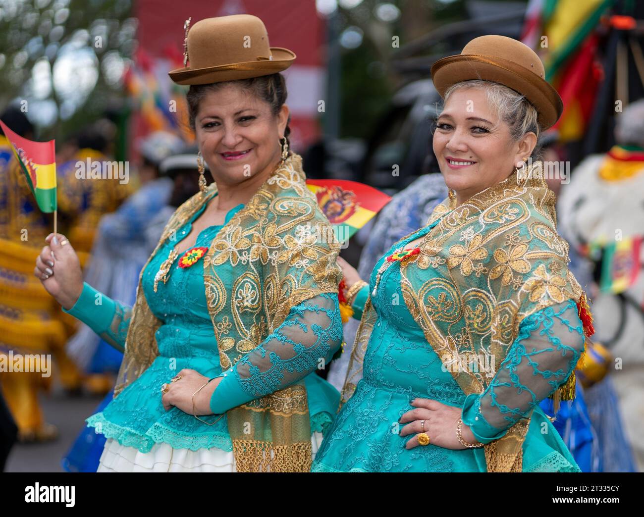 New York, New York, USA. 22nd Oct, 2023. (NEW) The Queens Bolivian