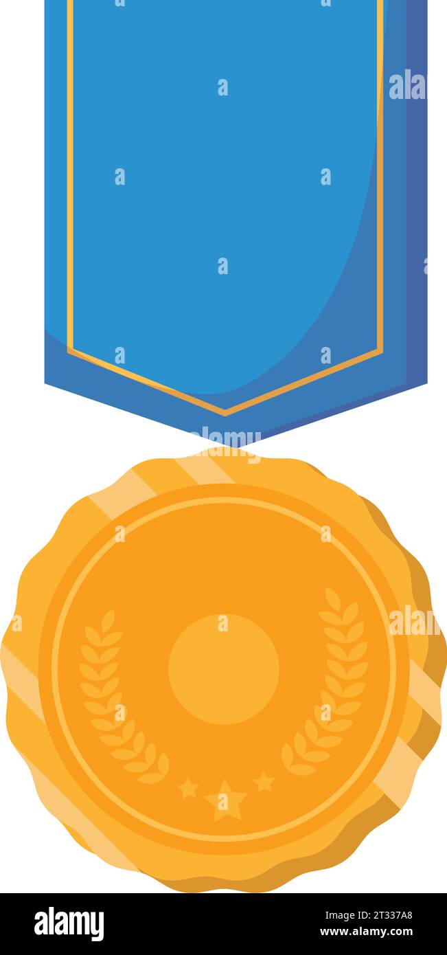 golden medal illustration Stock Vector Image & Art - Alamy