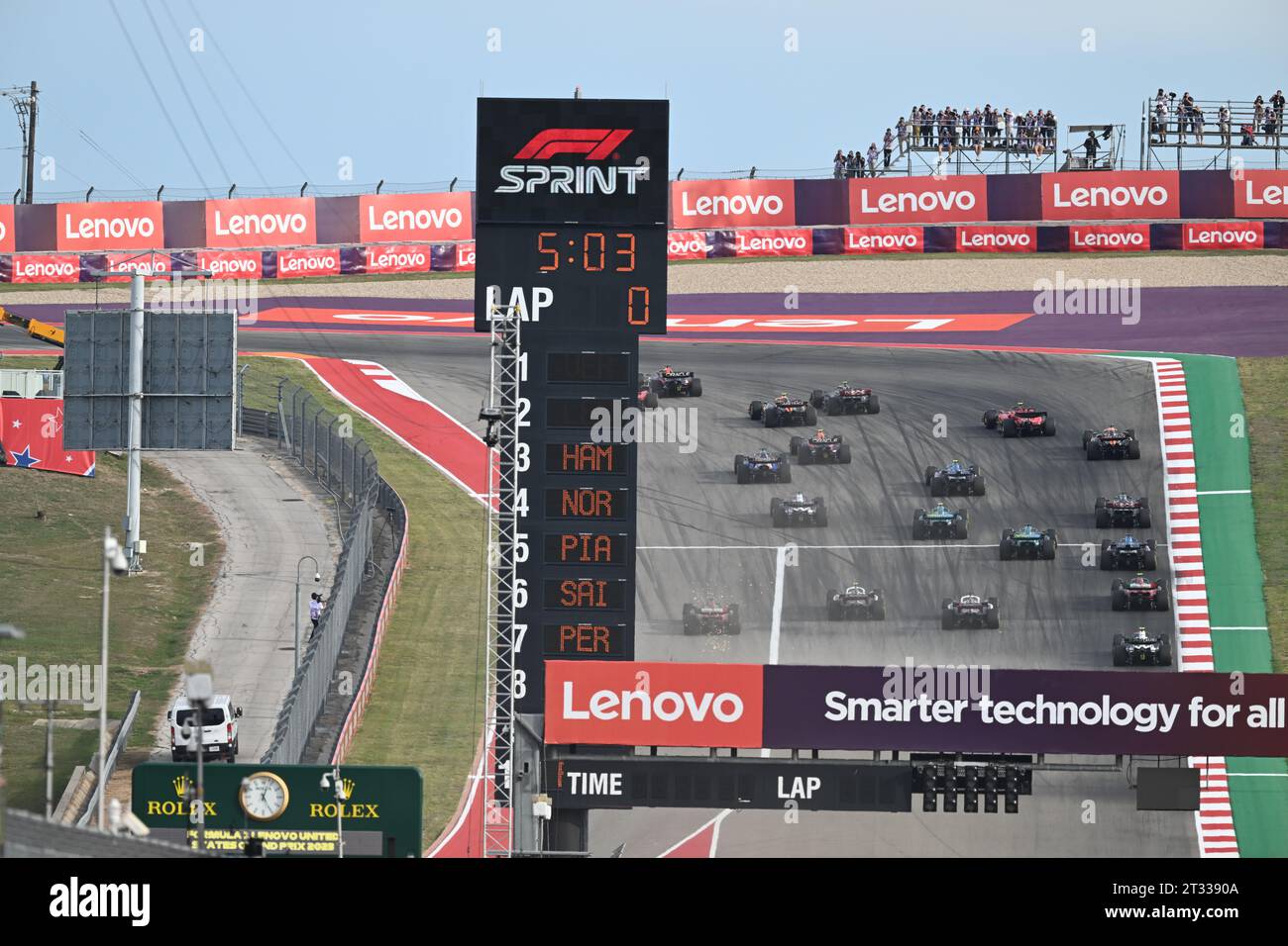 Texas F1 Racing F1 texas sprint race start hi-res stock photography and images - Alamy