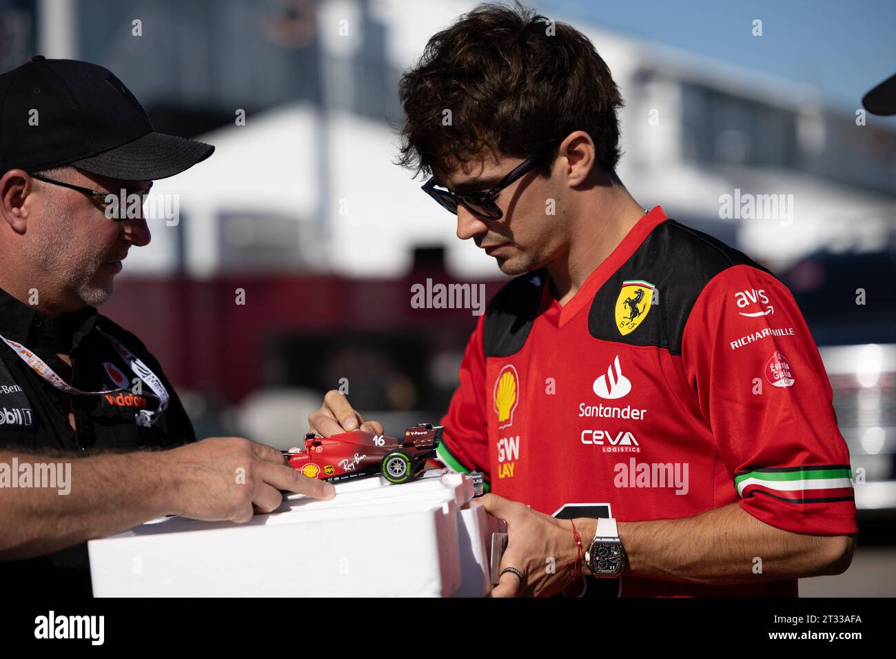 AUSTIN, TEXAS, USA on 20. OCTOBER 2023; 16, Charles LECLERC, MCO, Team