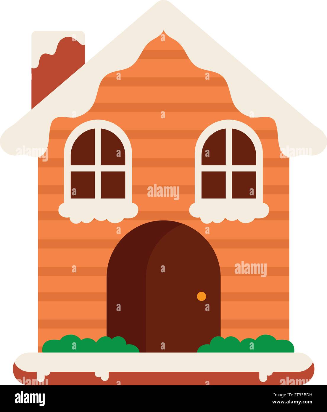 christmas house design Stock Vector Image & Art - Alamy
