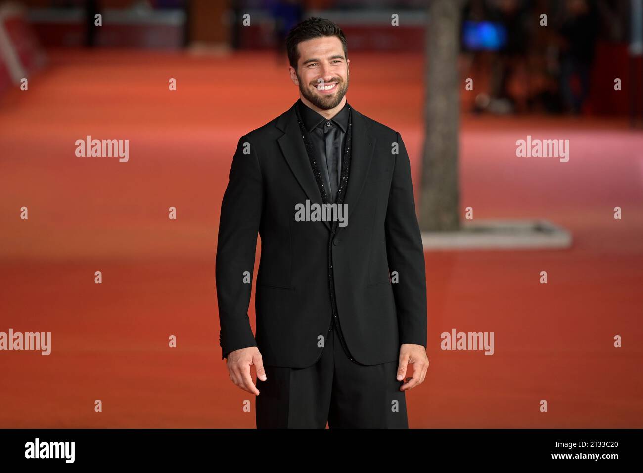 Rome, Italy. 22nd Oct, 2023. Alvise Rigo attends the red carpet of the movie Nuovo Olimpo at Rome Film Fest 2023 at Auditorium Parco della Musica. (Photo by Mario Cartelli/SOPA Images/Sipa USA) Credit: Sipa USA/Alamy Live News Stock Photo