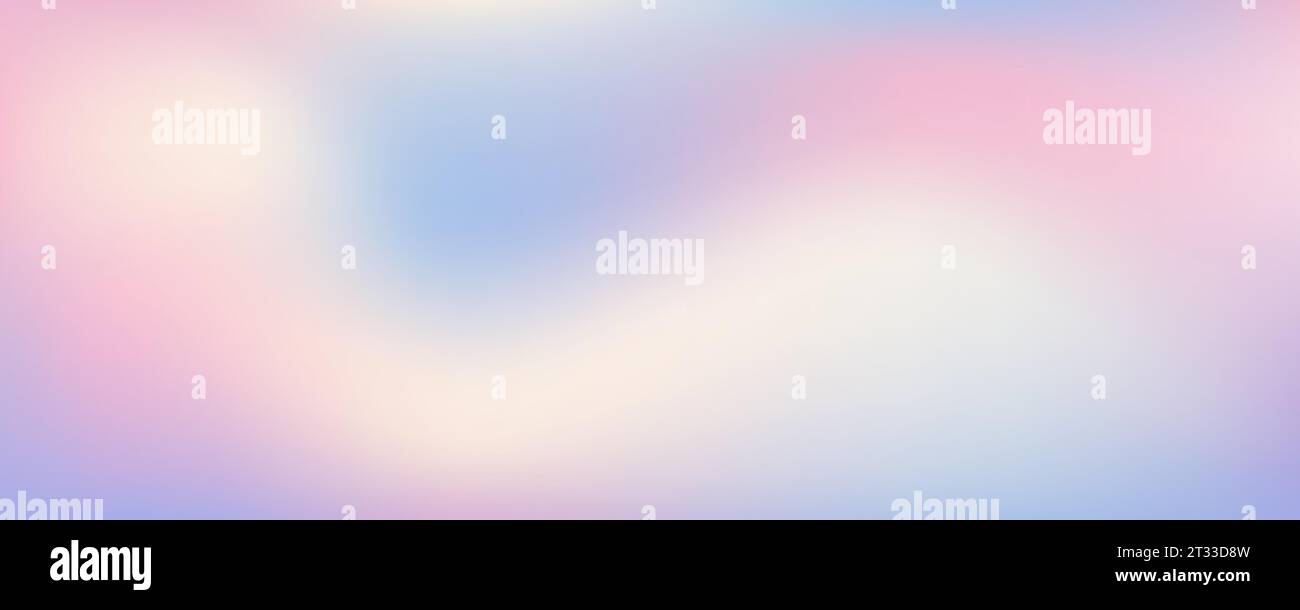 Pink sky background. Pastel abstract purple gradient sunset. Watercolor winter cold wavy wallpaper. Vector blurred landscape. Stock Vector