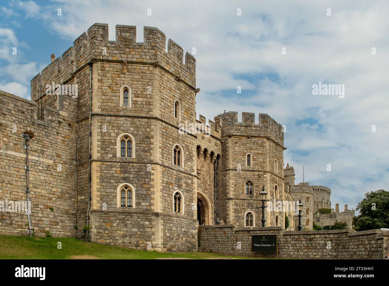 Henry VIII Gateway, Windsor Castle, Windsor, Berkshire, England Stock