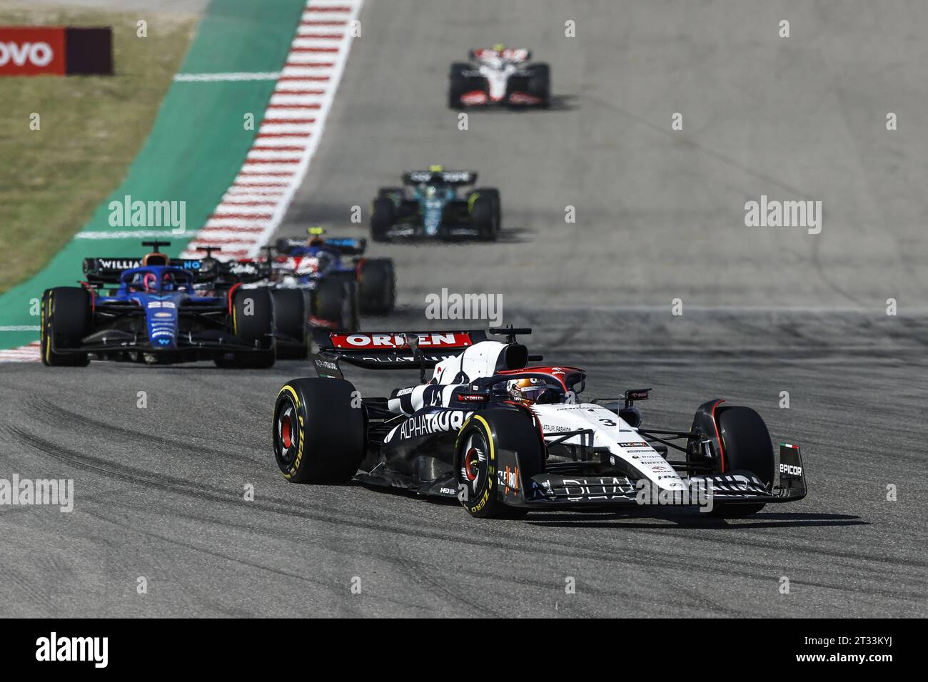 03 RICCIARDO Daniel (aus), Scuderia AlphaTauri AT04, Action During The ...