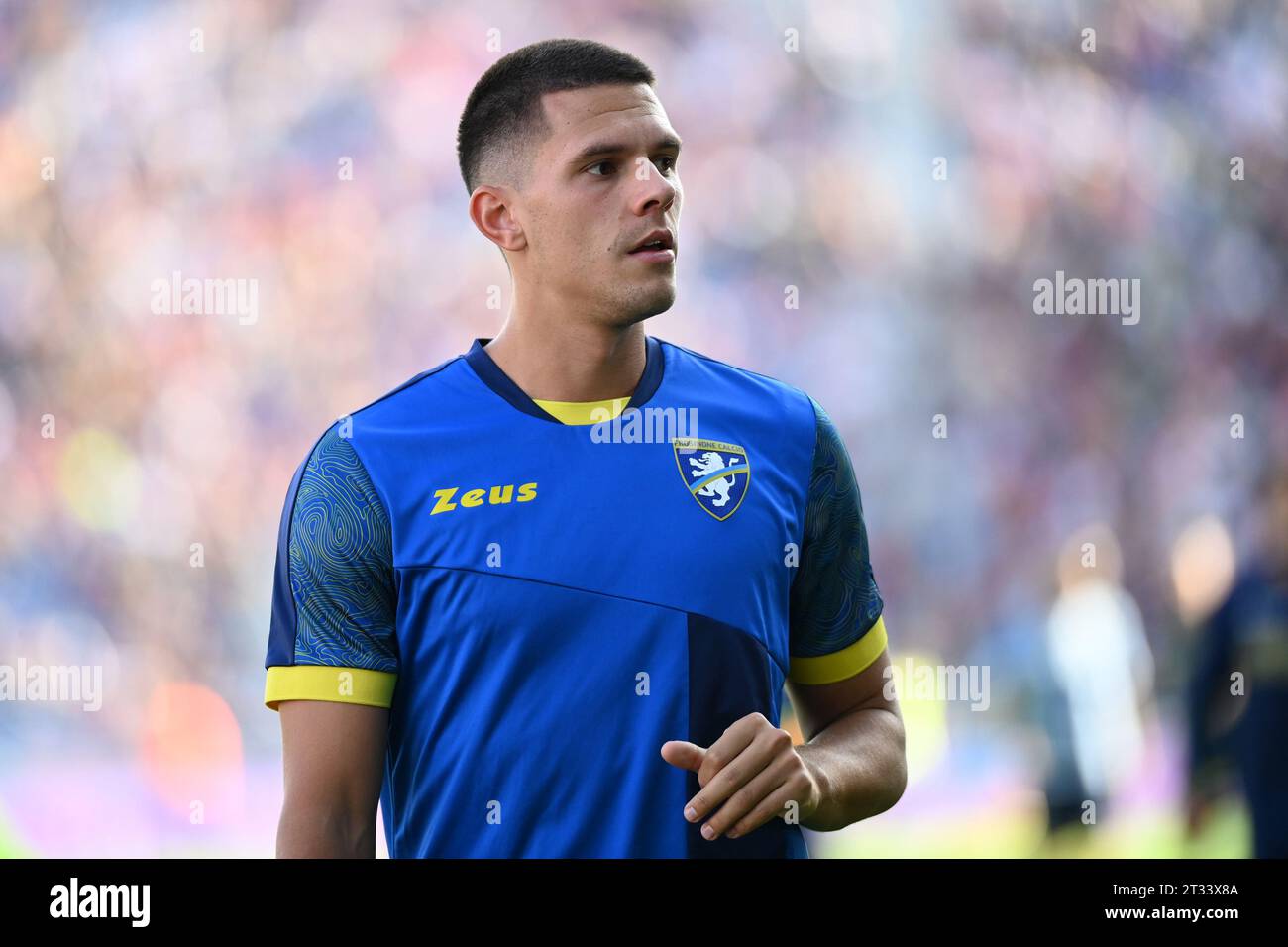 Bologna, Italy. 22nd Oct, 2023. Arijon Ibrahimovic (Frosinone Calcio