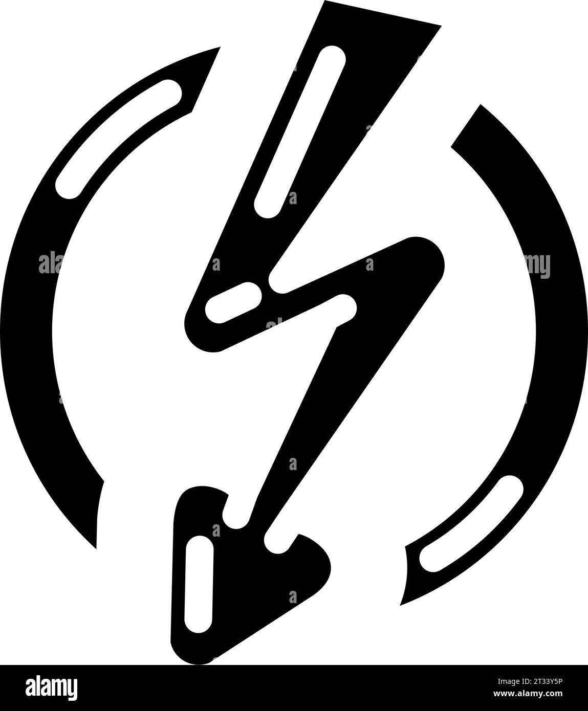 energy electricity glyph icon vector illustration Stock Vector Image ...