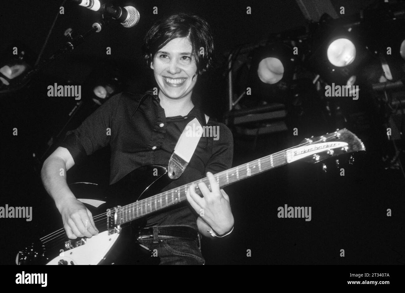 Carrie Brownstein of American band Sleater-Kinney on the BBC Radio One ...
