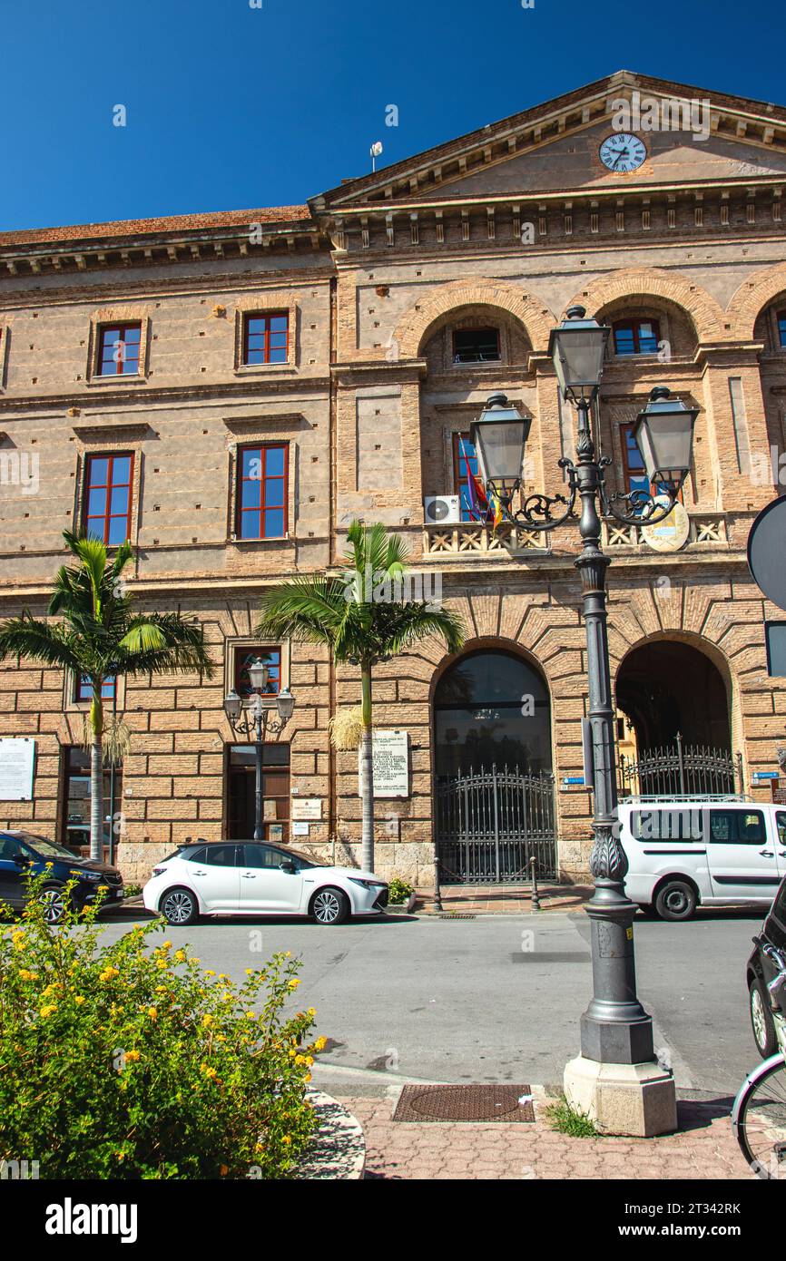 MILAZZO, SICILY, Italy 03 October 2023 City Hall. The project of