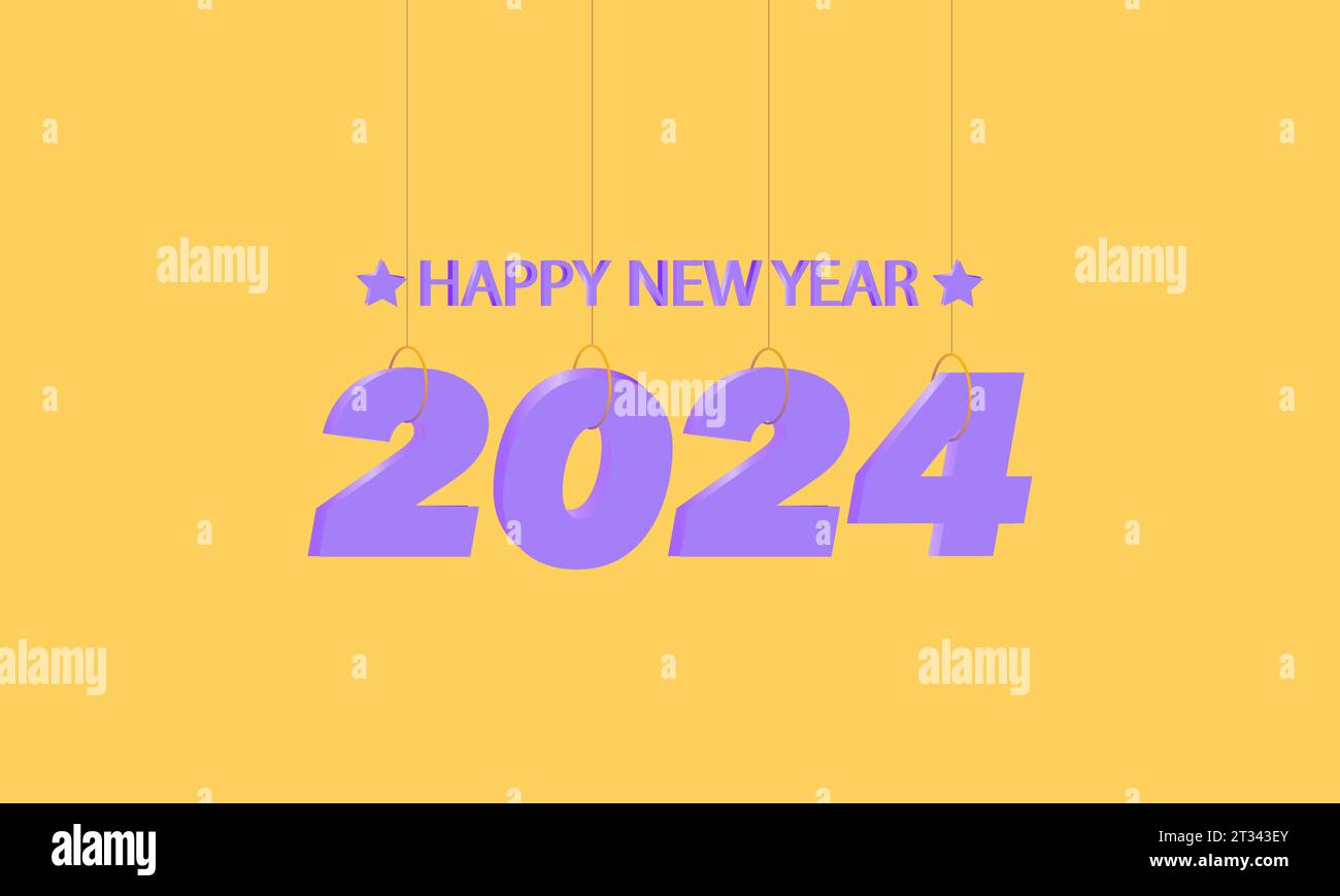 New Year's Eve 2024 Countdown Celebration and Party Concept with