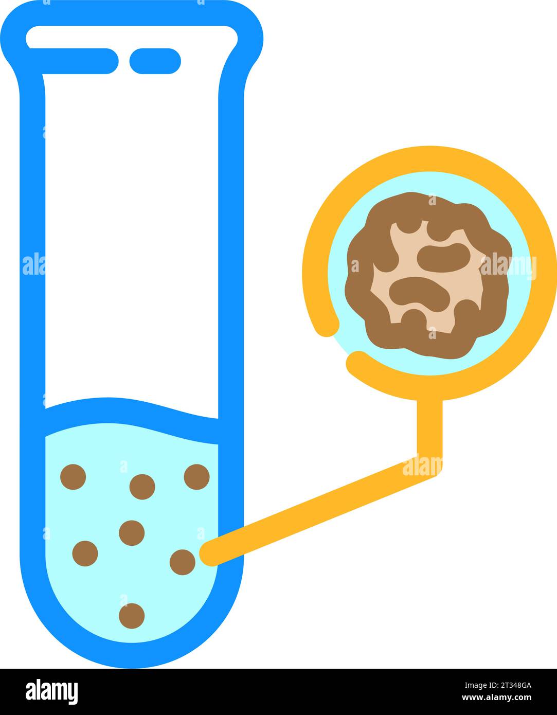 contaminant detection hydrogeologist color icon vector illustration ...