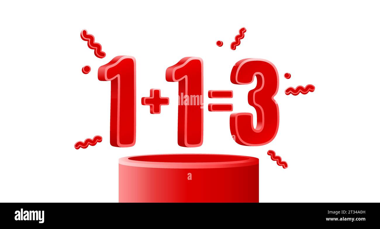 Special Offer One Plus One Equals Three Sale Off Poster Vector Stock Vector Image Art Alamy Special Offer One Plus One Equals Three Sale Off Poster Vector Stock Vector Image Art Alamy