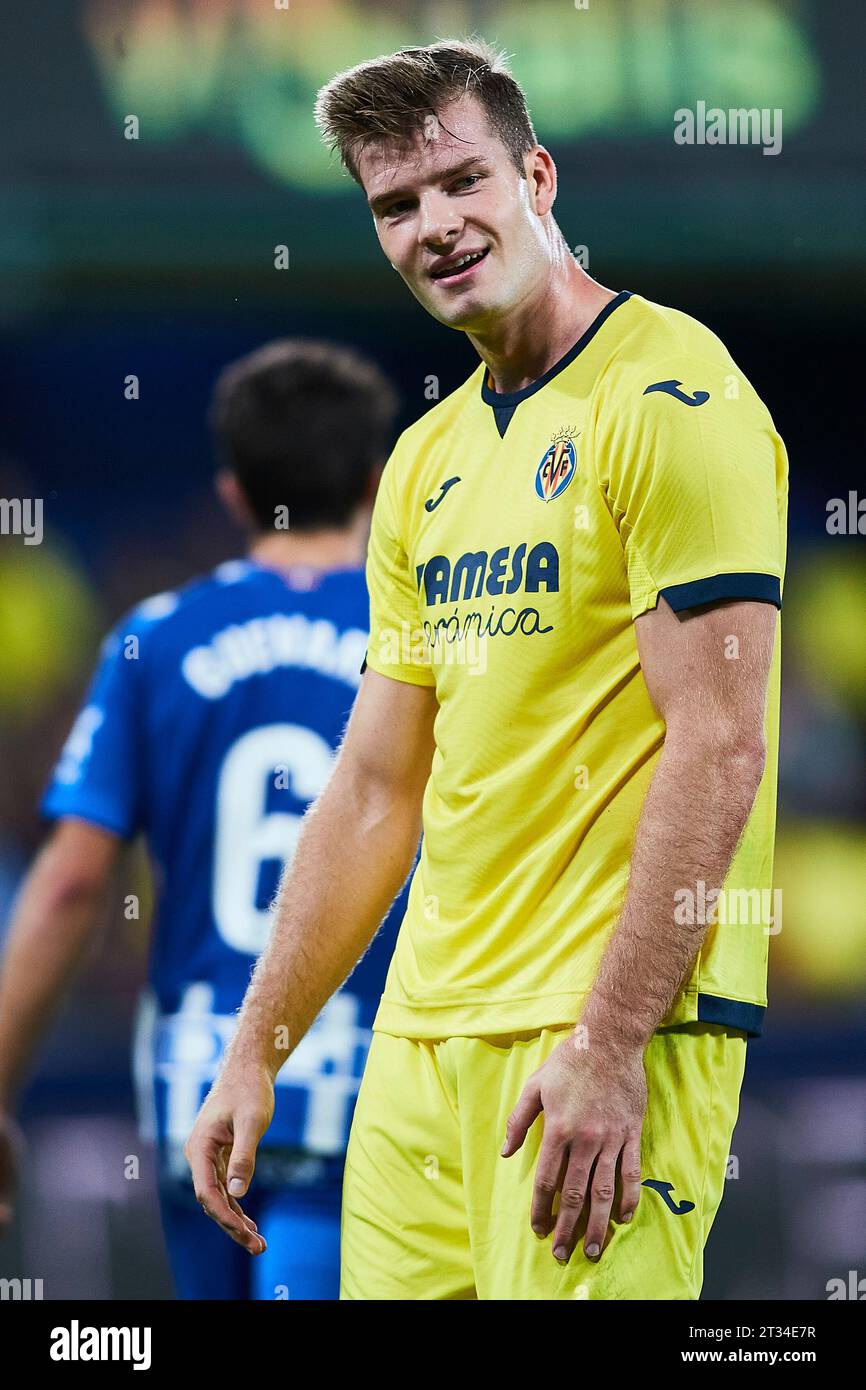 Goal Celebration Alex Baena of Villarreal CF, Alexander Sorloth of  Villarreal CF in action during the La Liga EA Sport Regular Season Round 3  on augus Stock Photo - Alamy