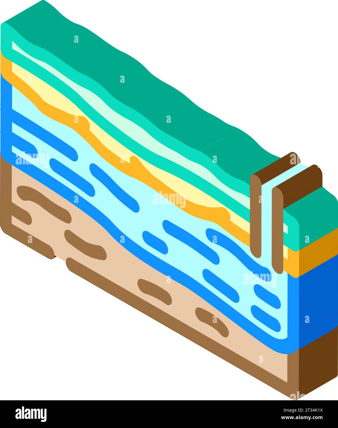 Aquifer 3d Stock Vector Images - Alamy