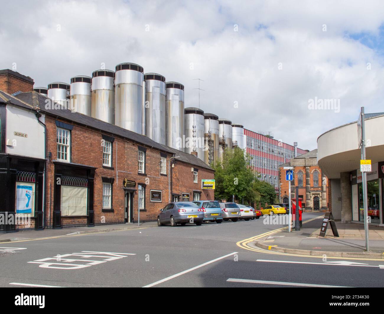 Molson Coors brewery at Burton on Trent Stock Photo Alamy