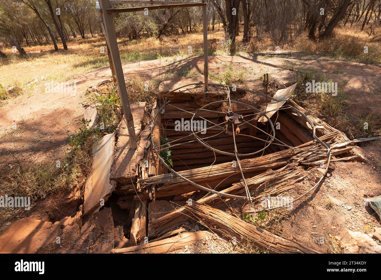 Well One on the Canning Stock Route, Western Australia, Australia Stock Photo