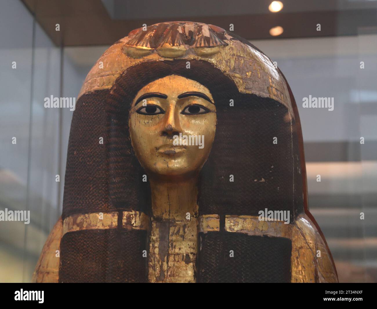 Egyptian mummy at the British Museum, London, UK Stock Photo Alamy