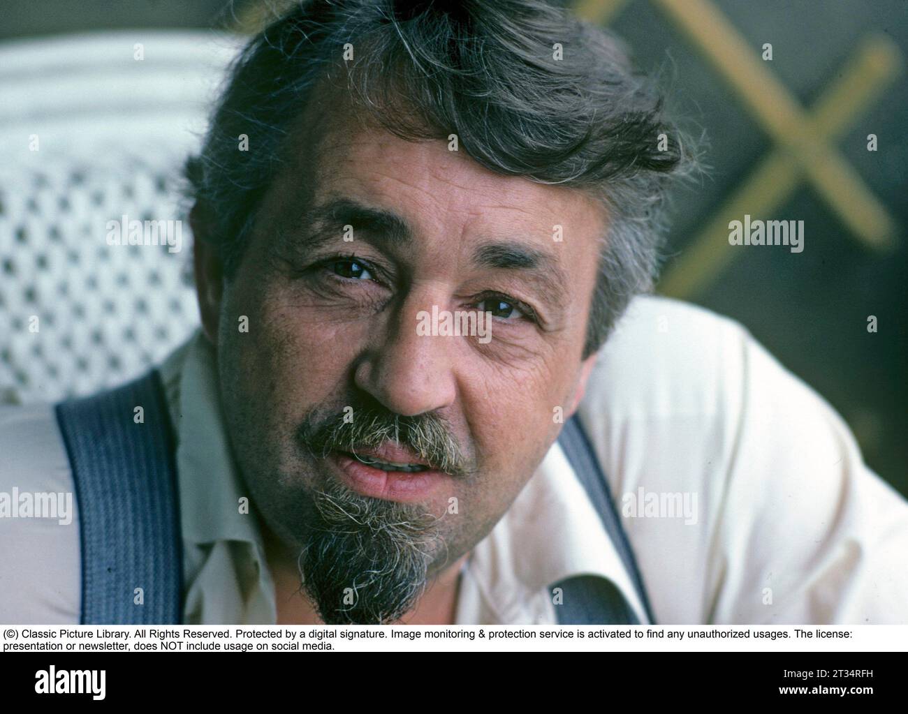 Cornelis Vreeswijk. Dutchborn Swedish singer songwriter, poet and actor. Born 8 august 1937