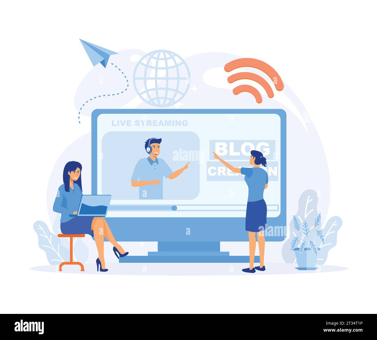 Blog Creation, Starting Personal Lifestyle V log, Live Video Streaming