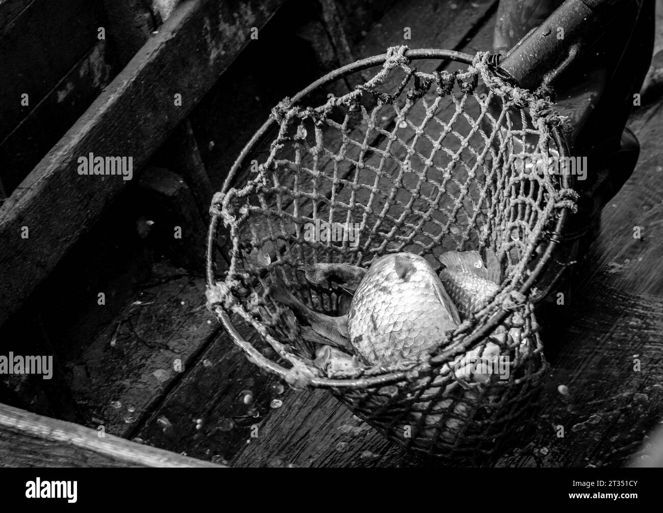 Fish baskets Black and White Stock Photos & Images - Alamy