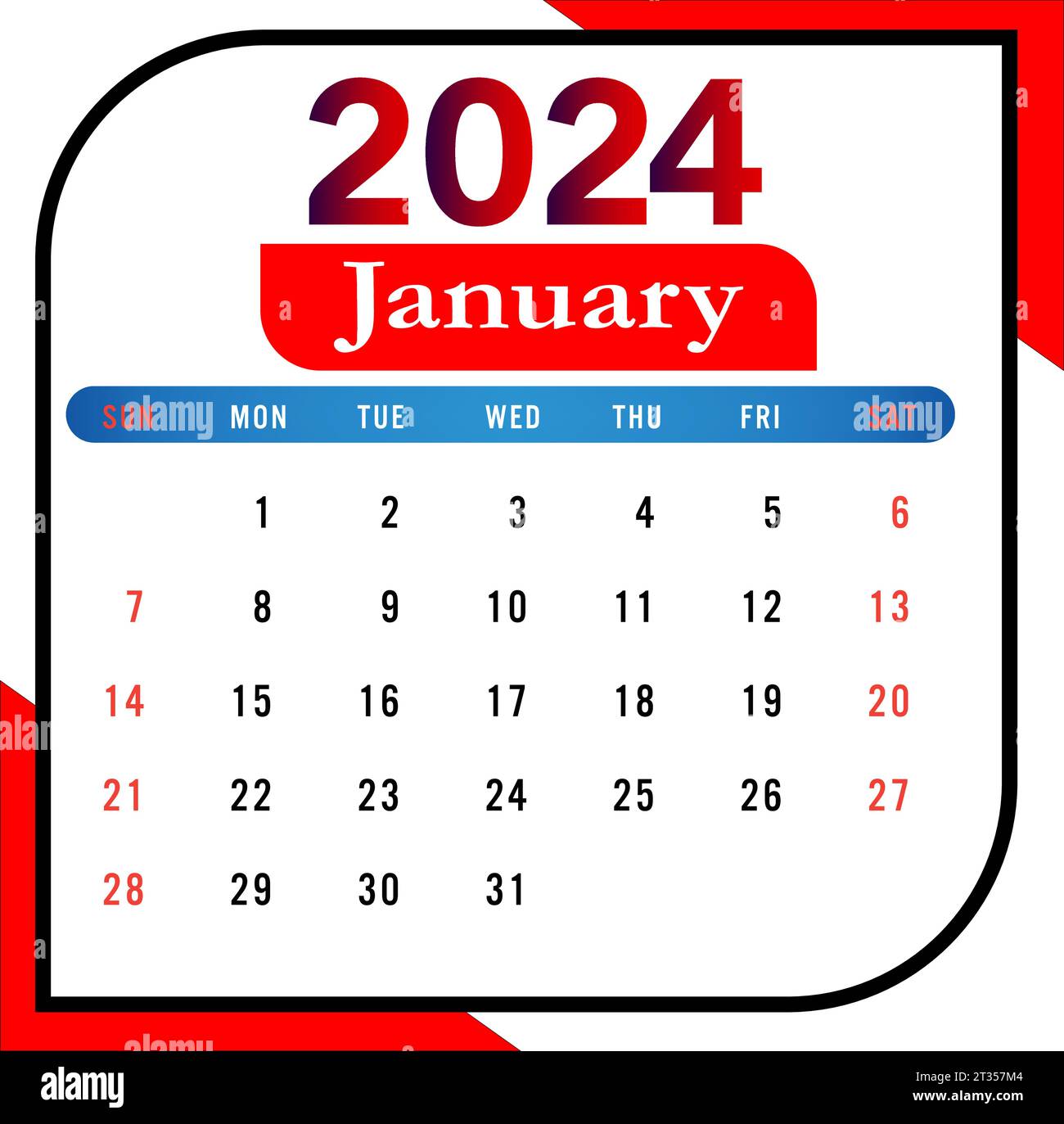 Wall calendar 2025 template desk calendar 2025 design Stock Vector