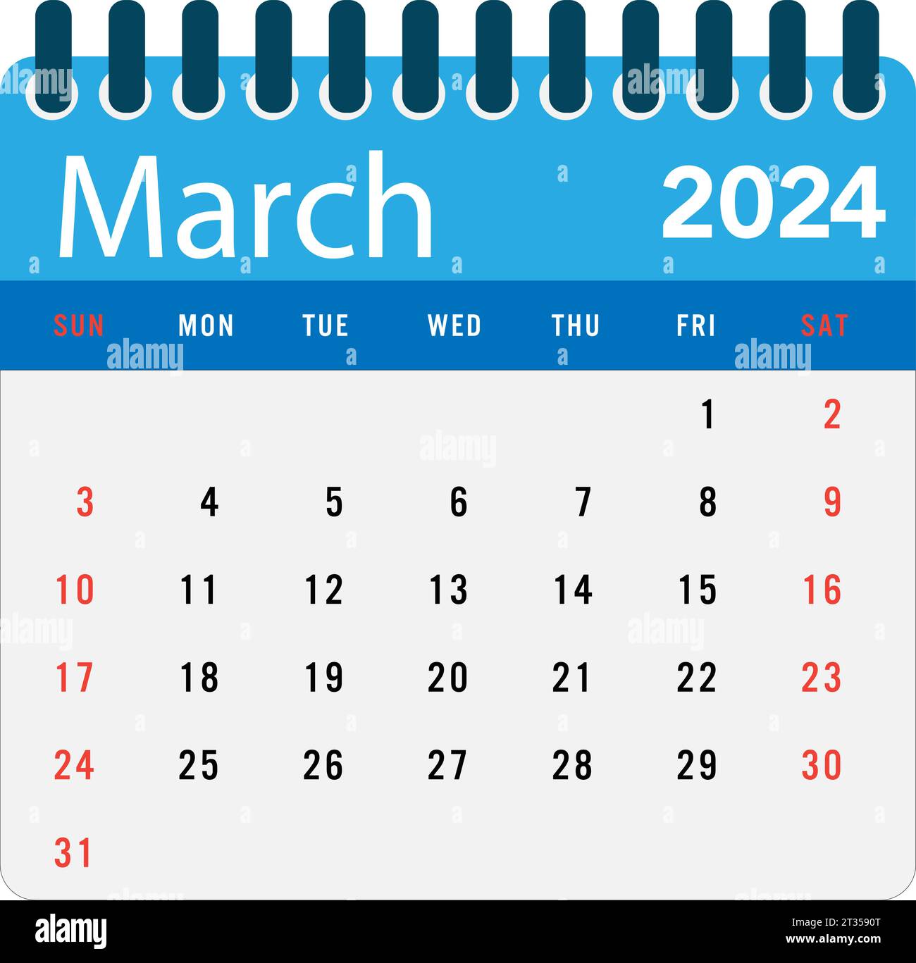 2024 calendar Wall calendar 2024 template Stock Vector Image & Art Alamy