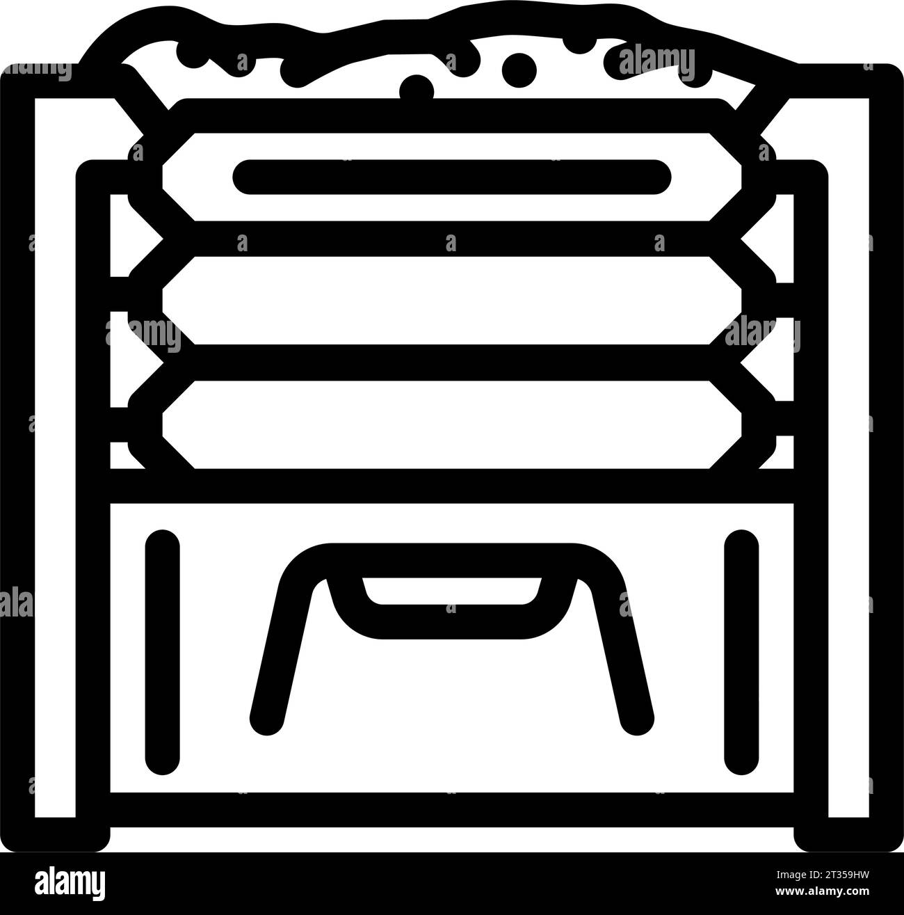composting green living line icon vector illustration Stock Vector ...