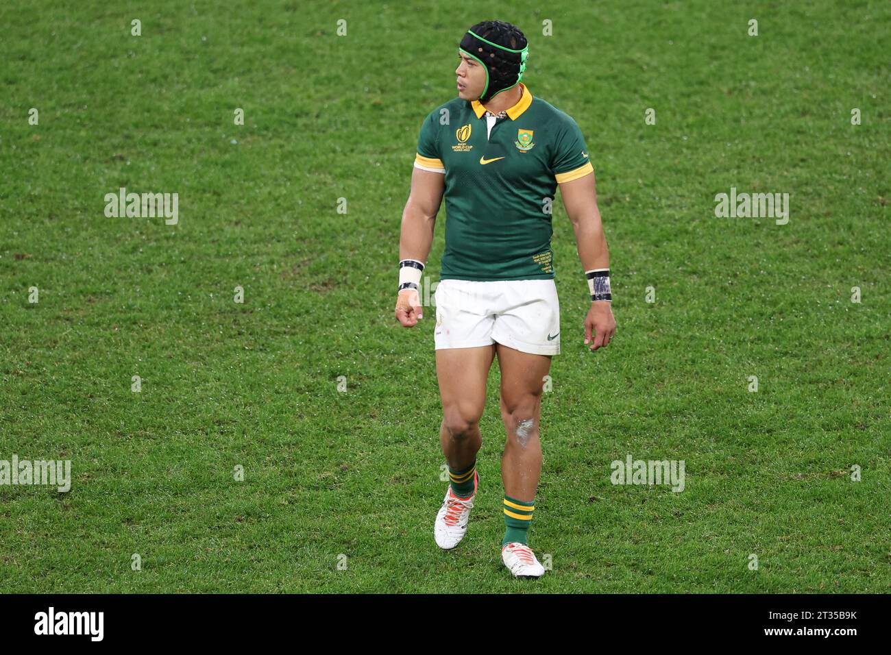 Saint Denis, France. 21st Oct, 2023. Semifinal between England and South Africa of the Rugby World Cup 2023 Credit: Mickael Chavet/Alamy Live News Stock Photo