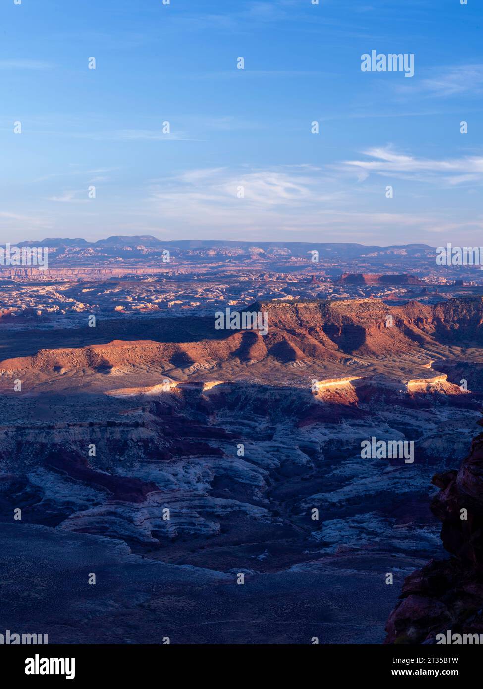 Photograph of Canyonlands National Park from Panorama Point in Glen